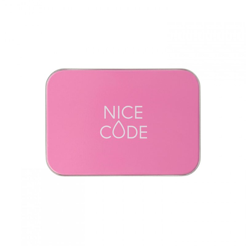 Многоразовые патчи для глаз Nice Code, розовые, в футляре, 2 шт