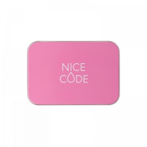 Многоразовые патчи для глаз Nice Code, розовые, в футляре, 2 шт